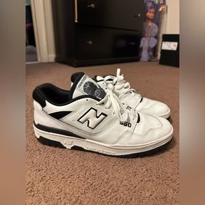 New balance 550 black and white mens size 10.5